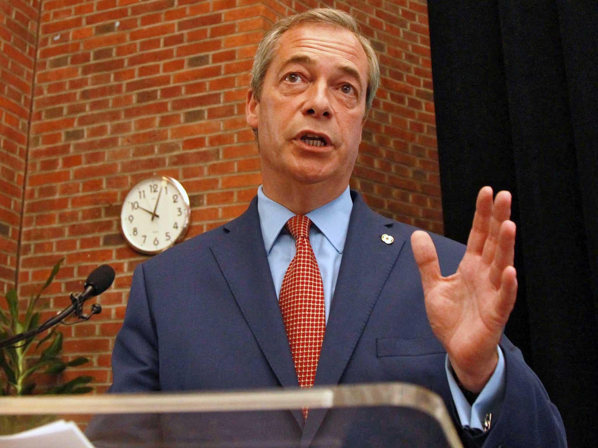 Nigel Farage is no longer Ukip leader