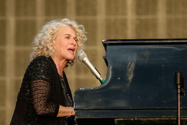 Carole King performs at British Summer Time festival, Hyde Park