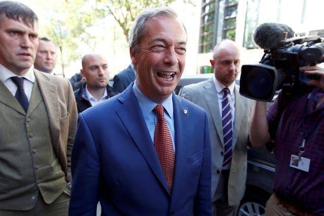 Nigel Farage has stood down as Ukip leader