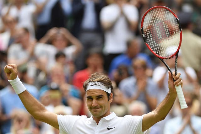 Roger Federer has yet to drop a set at this year's Wimbledon