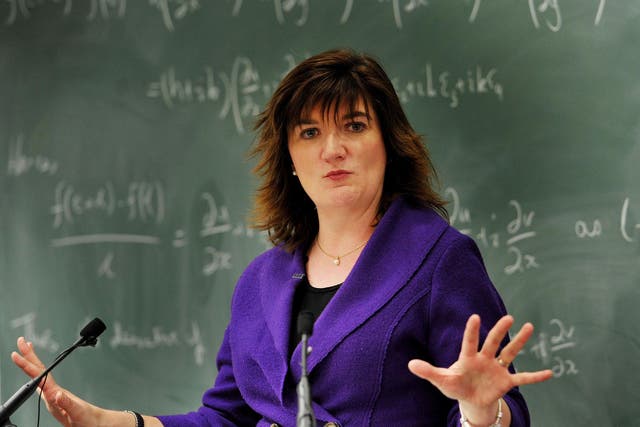 Nicky Morgan, who has been accused of 'deceiving the public' over funding cuts by a union leader