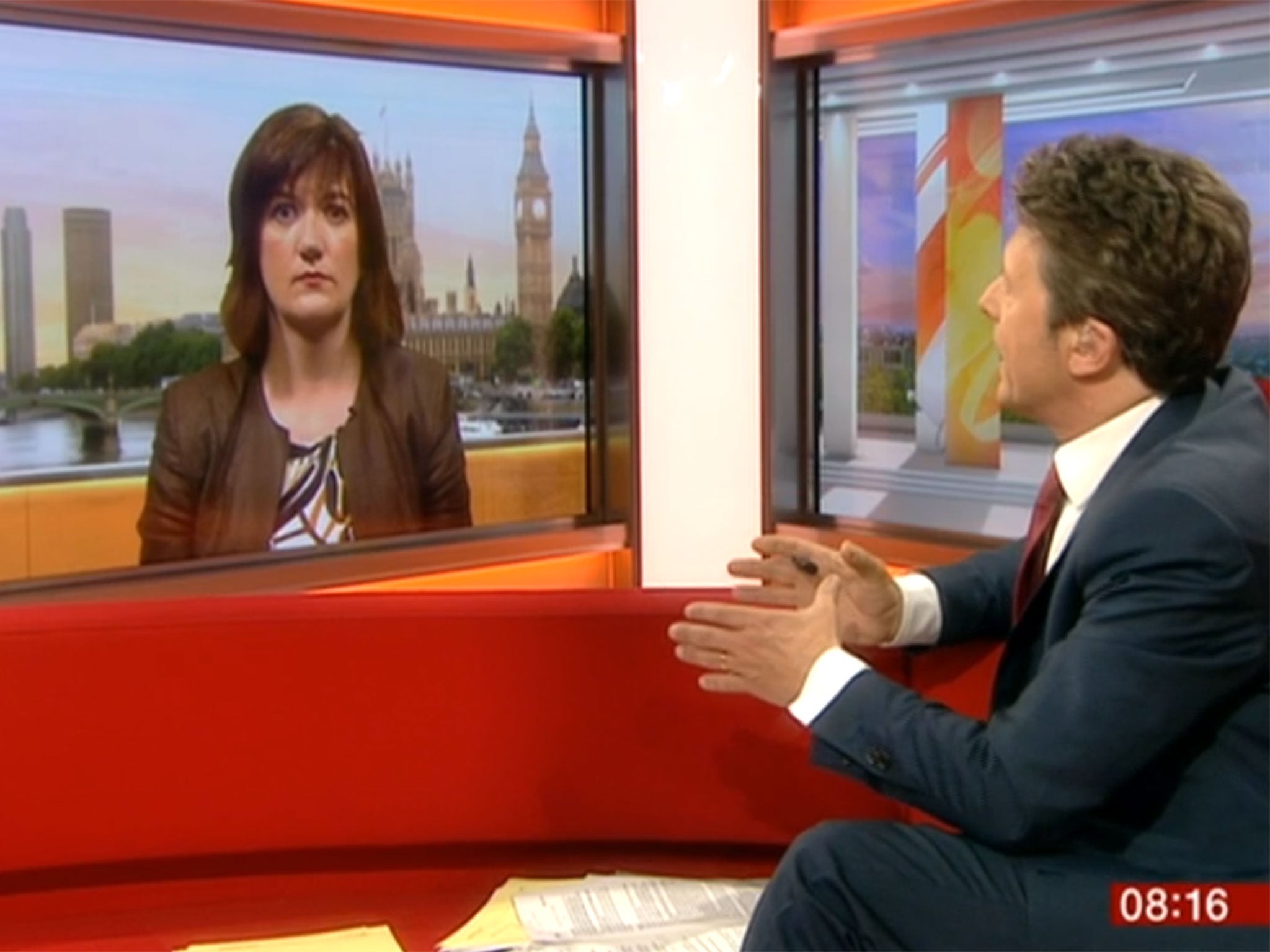 Education Secretary Nicky Morgan is accused of suggesting teachers are 'making up' problems over underfunding