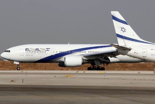 El Al planes on the tarmac at Ben Gurion International airport on October 28, 2009