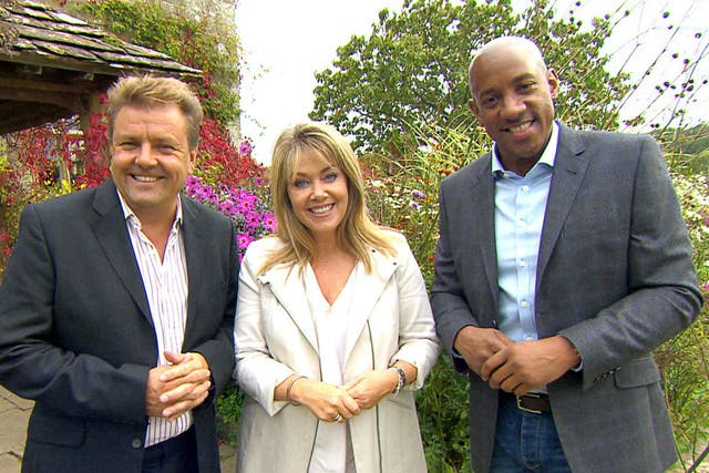Martin Roberts, Lucy Alexander and Dion Dublin hosting Homes Under the Hammer