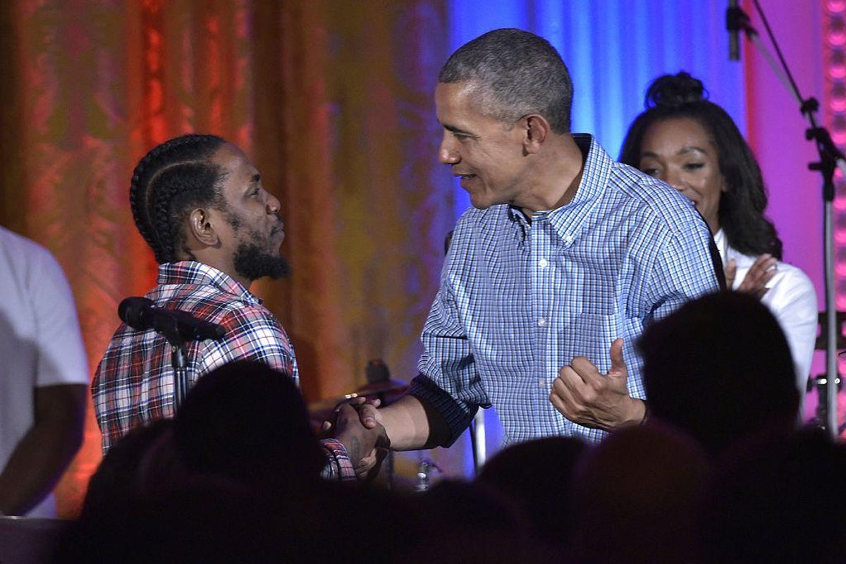 Kendrick Lamar opened his set at The White House with critical ’Obama say what it do?’ line