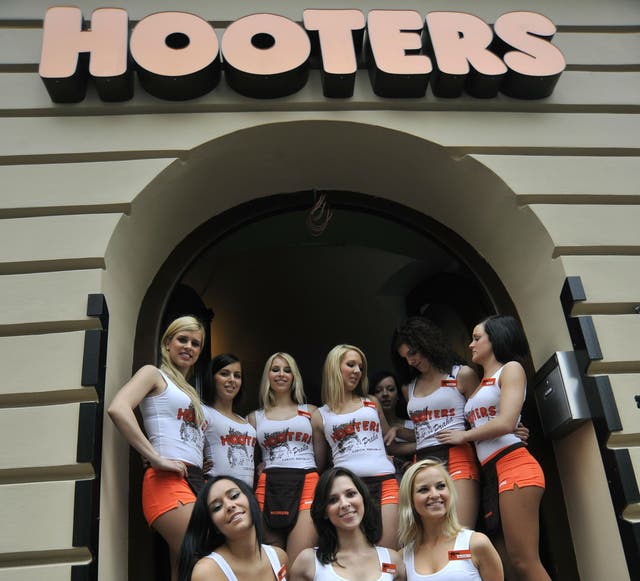 Hooters staff are notorious for their outfits 