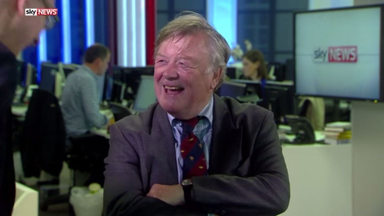 Ken Clarke chats with Malcolm Rifkind