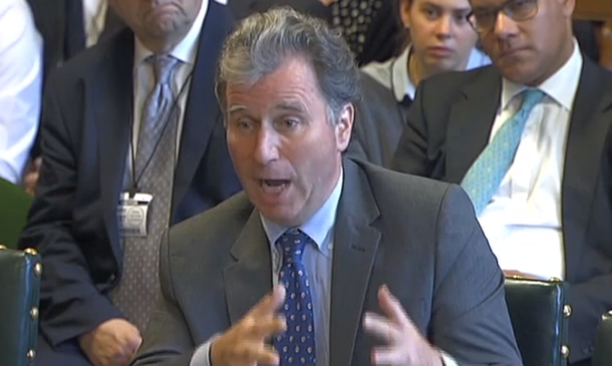 Oliver Letwin, the minister in charge of Brexit, gives evidence to the Foreign Affairs Committee