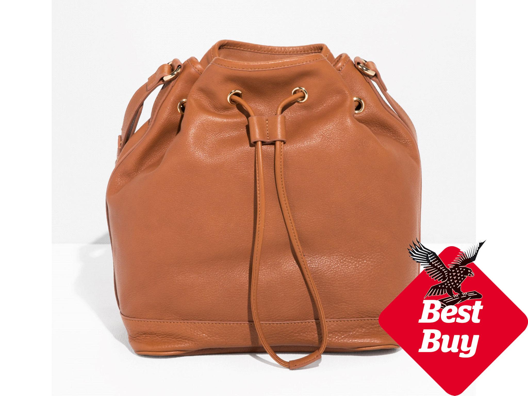 best leather bucket bags