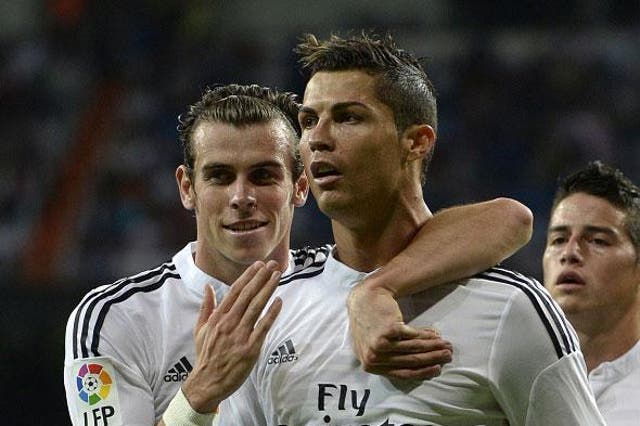 Gareth Bale is hoping to get one over on his Real Madrid team-mate (Getty)
