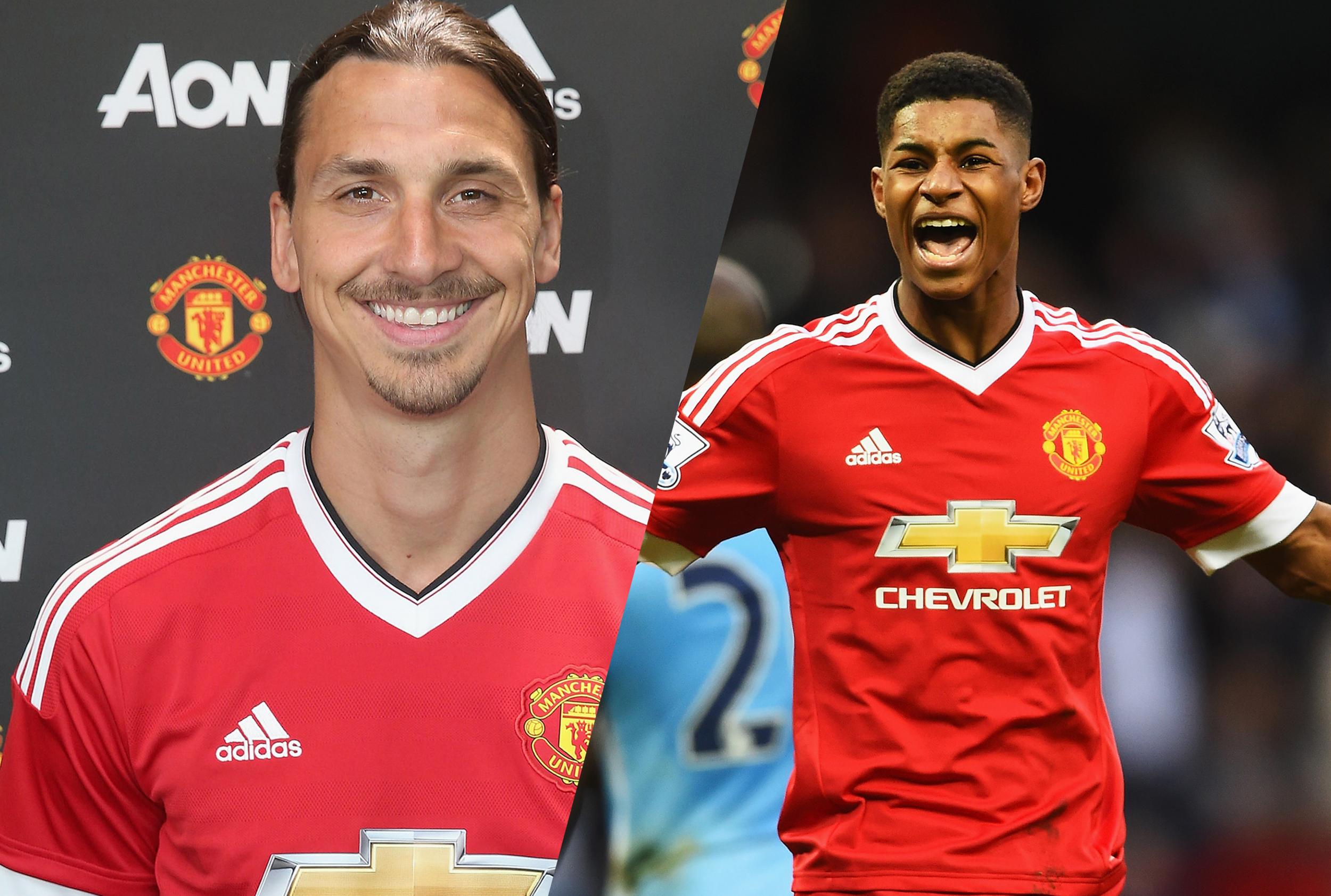 Ibrahimovic and Rashford could line up alongside each other