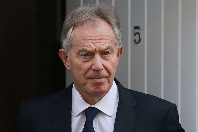 Tony Blair leaves his home in London, as the official inquiry into Britain's role in the Iraq war reports on Wednesday, 6 July, 2016