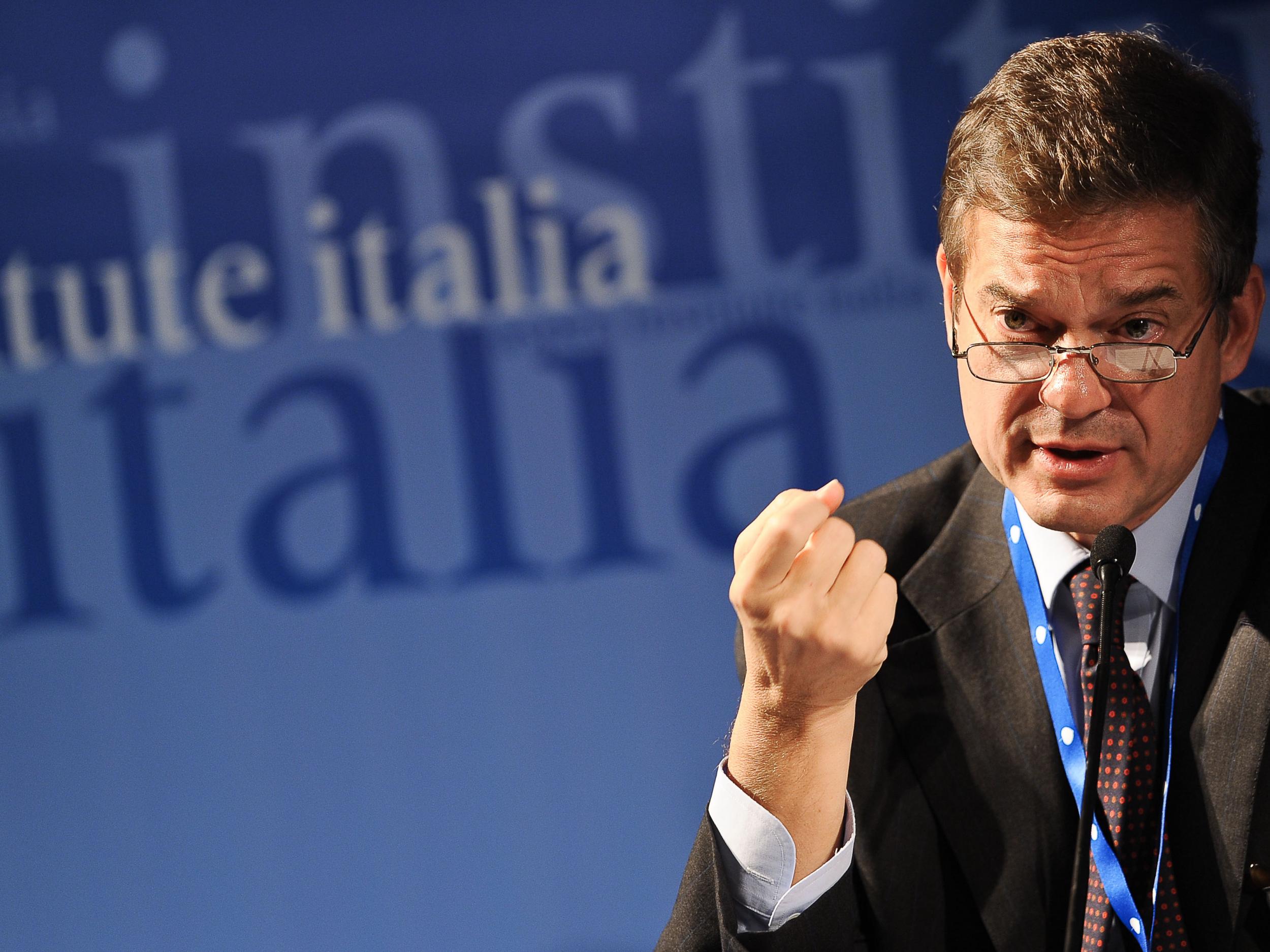 Lorenzo Bini Smaghi, Chairman of Societe Generale says the Italian banking crisis could spread to the rest of Europe