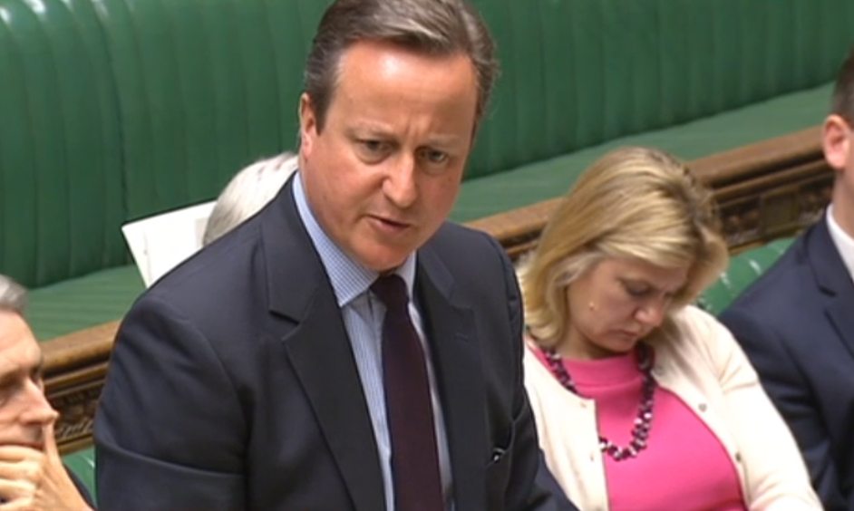 David Cameron rejected calls to apologise for the Tory role in the war