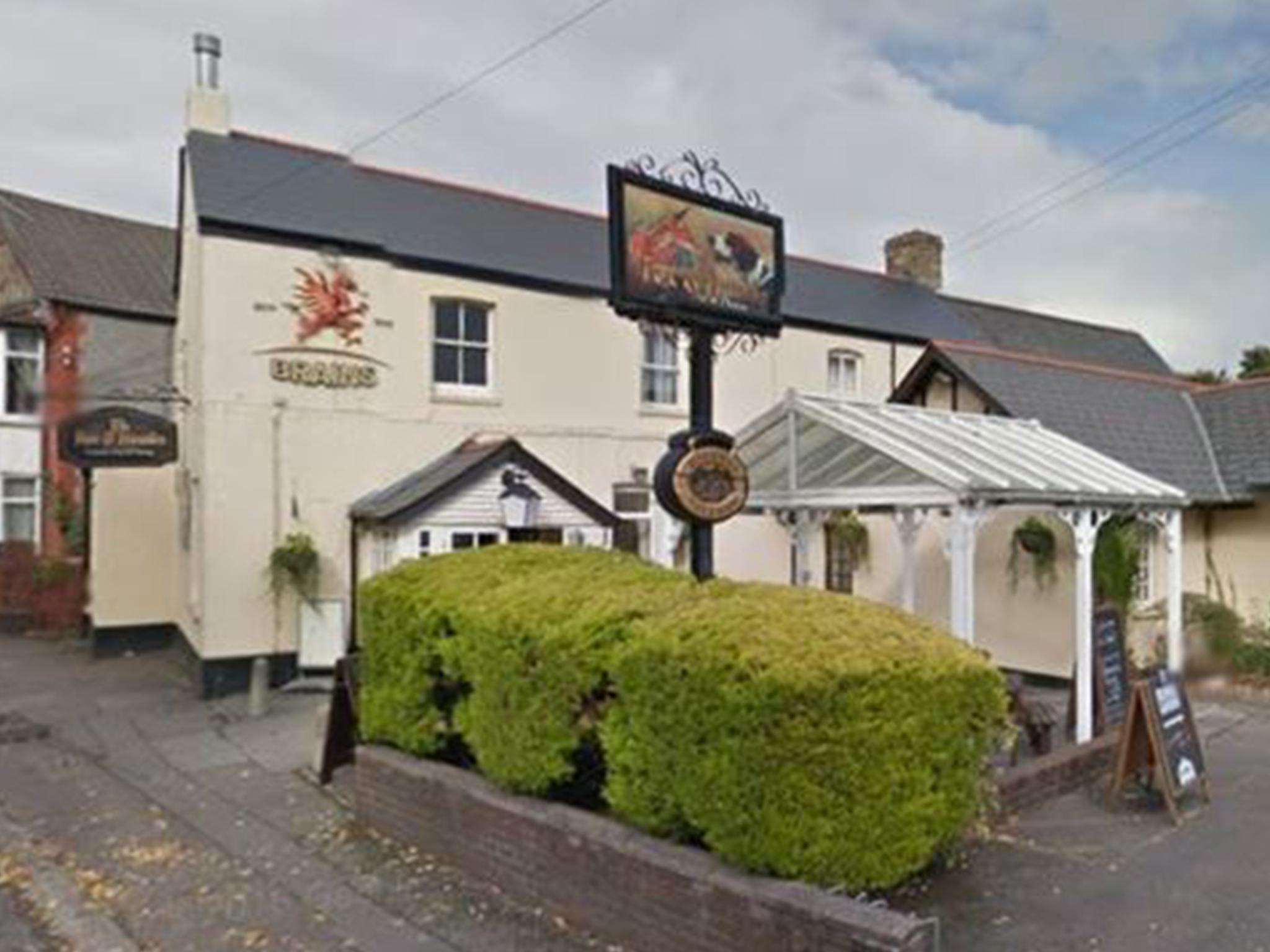 The Fox & Hounds pub in Whitchurch, near to where the unnamed man got stuck