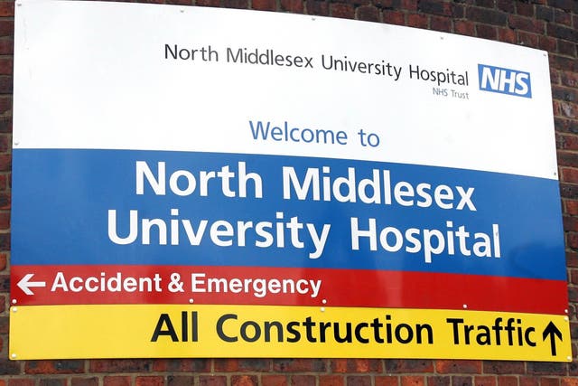 <p>North Middlesex University Hospital has seen record levels of A&E attendances in recent months </p>