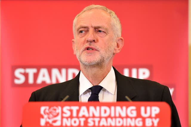 Mr Corbyn said Labour MPs who, unlike him, voted for the war 'were misled by a small number of leading figures'