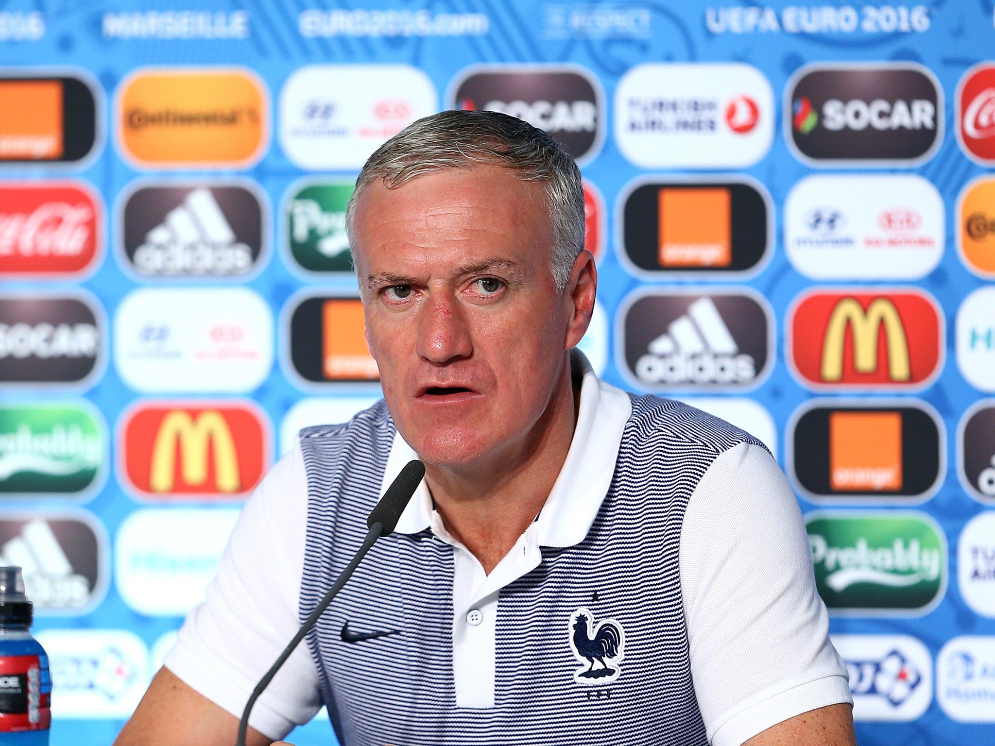 Deschamps is aware of how poor France's record is against Germany