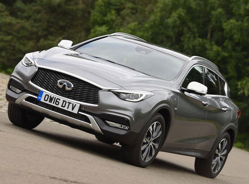 The QX30 doesn't feel particularly distinct from the hatchback on which it’s based