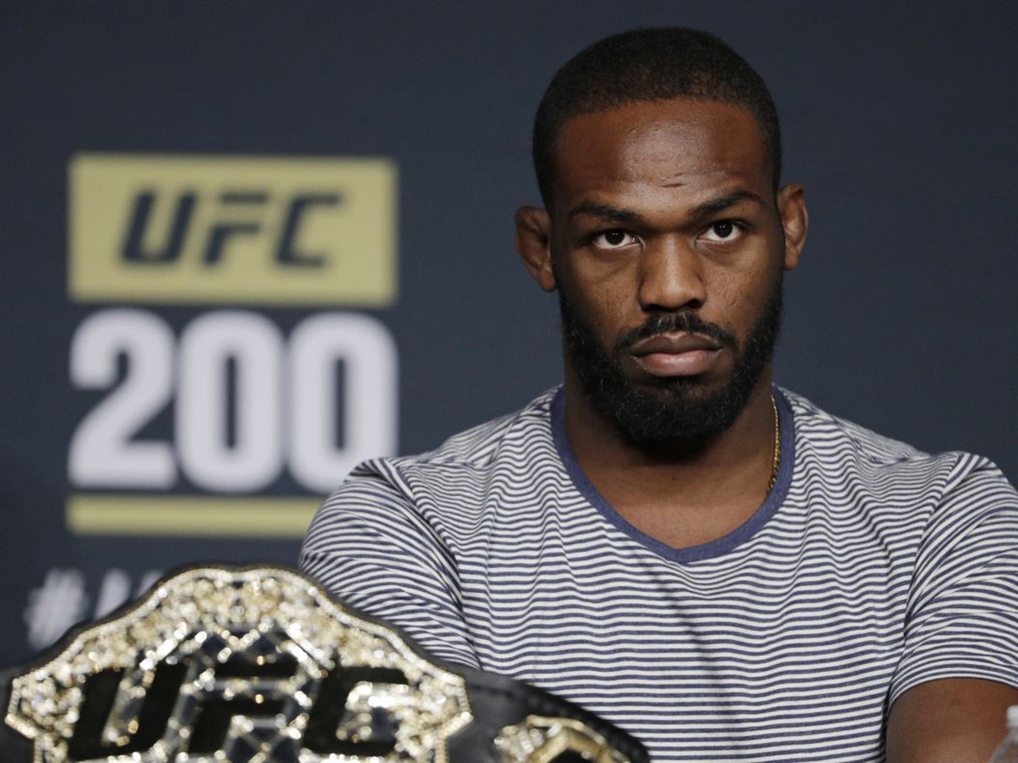 Jon Jones has been pulled from UFC 200 after failing a drugs test