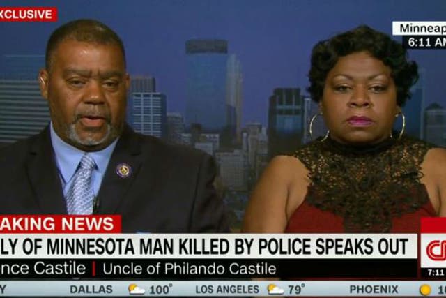 Philando Castile’s uncle Clarence and mother Valerie spoke to CNN this morning after the 32-year-old was shot by police last night