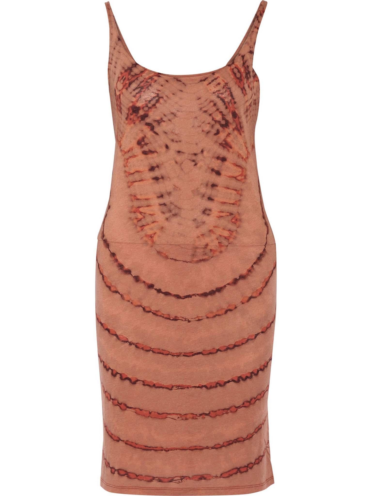 raquel allegra layering tank dress Raquel Allegra Layering Tank Dress in Black Tie Dye
