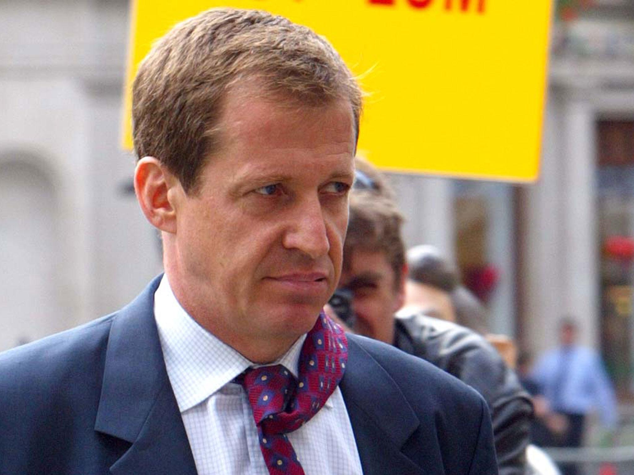 September 2003: Alastair Campbell arrives for The Hutton Inquiry hearing set up after the death of weapons expert Dr David Kelly