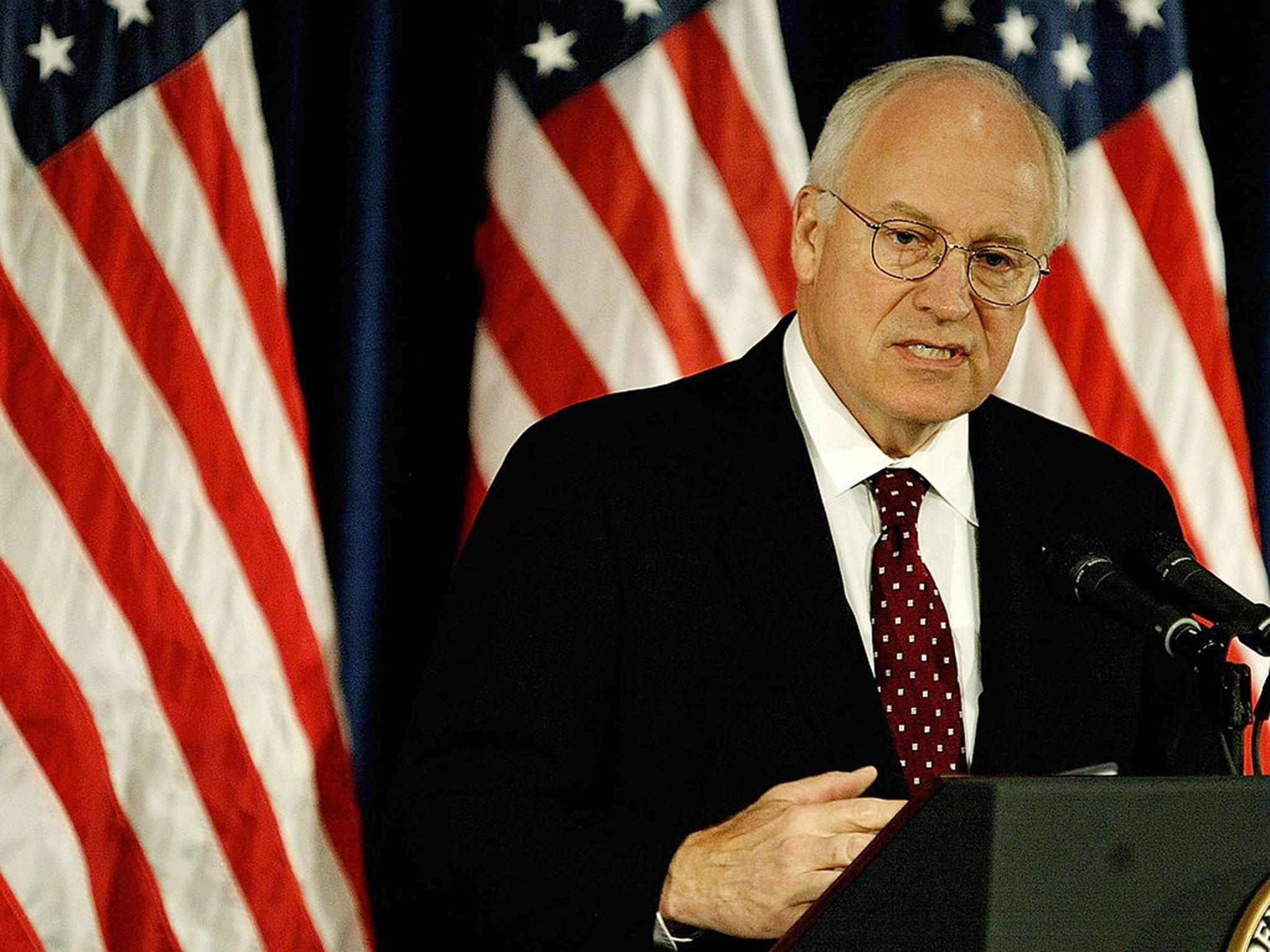 October 2003: Dick Cheney speaks about terrorism and defends the Iraq invasion