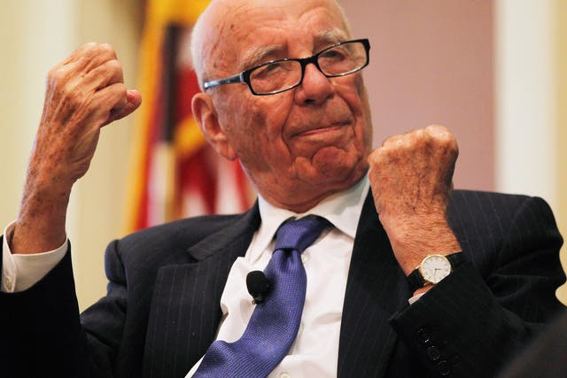 Power play: Rupert Murdoch faces a fight over his bid for Sky