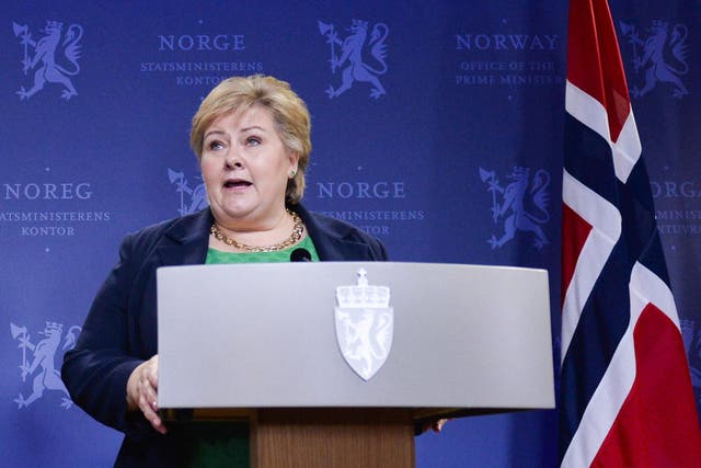 Norway's Prime Minister Erna Solberg says Britain will have to wait for a deal