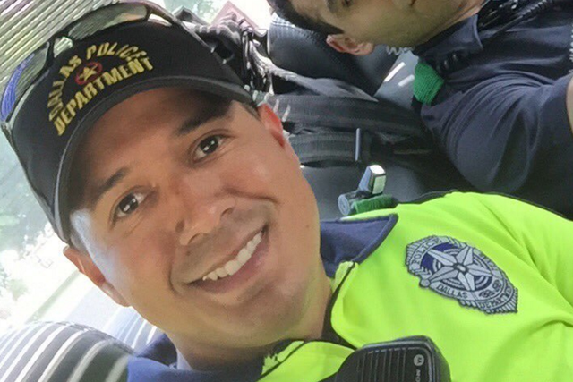 Patrick Zamarripa, one of the police officers killed in the Dallas shooting on Thursday
