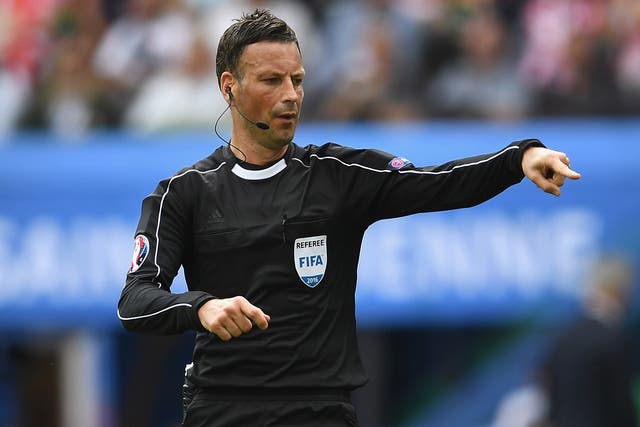 Mak Clattenburg will referee the Euro 2016 final between Portugal and France