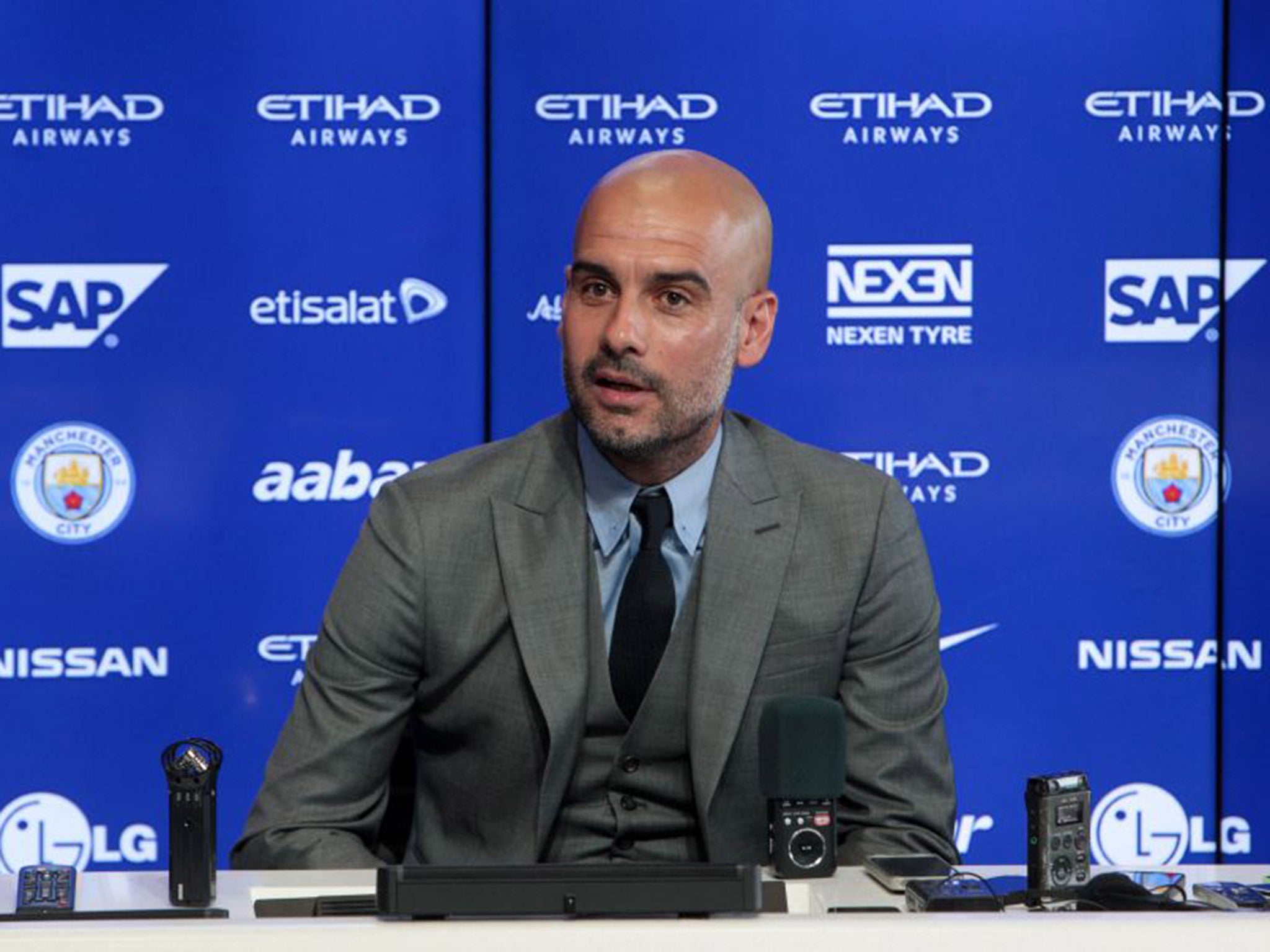 Pep Guardiola refused to be drawn in his rivalry with Jose Mourinho