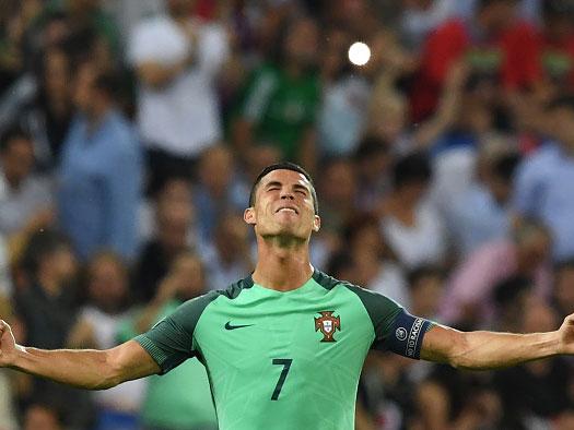 Cristiano Ronaldo has scored three goals to help Portugal reach the final in France this summer (Getty)