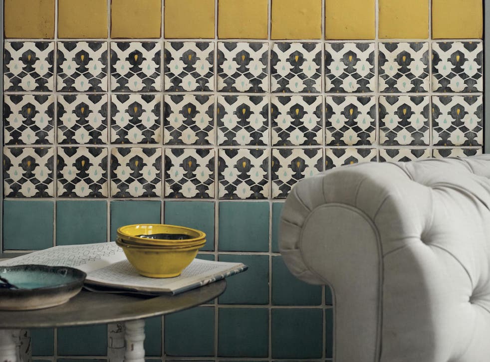 Moorish Inspired Hand Painted Tiles, How To Paint Tiles Uk