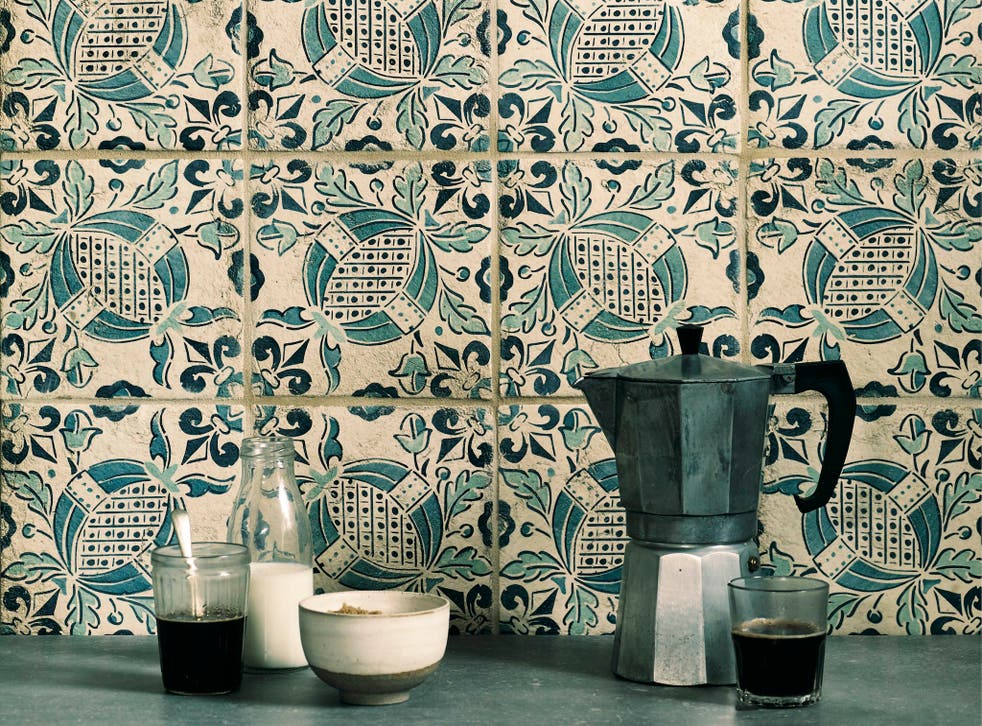 Moorish Inspired Hand Painted Tiles, Hand Painted Ceramic Tiles Uk