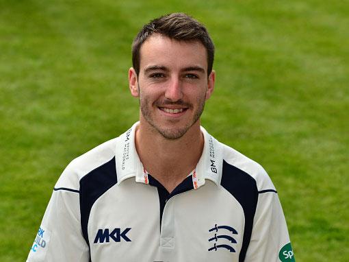 &#13;
Toby Roland-Jones has taken 30 wickets for Middlesex this season (Getty)&#13;