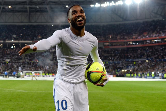 Alexandre Lacazette is reported to be in talks with Arsenal