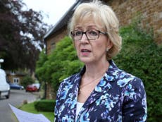 Andrea Leadsom ‘disgusted’ over Times article on Theresa May and motherhood