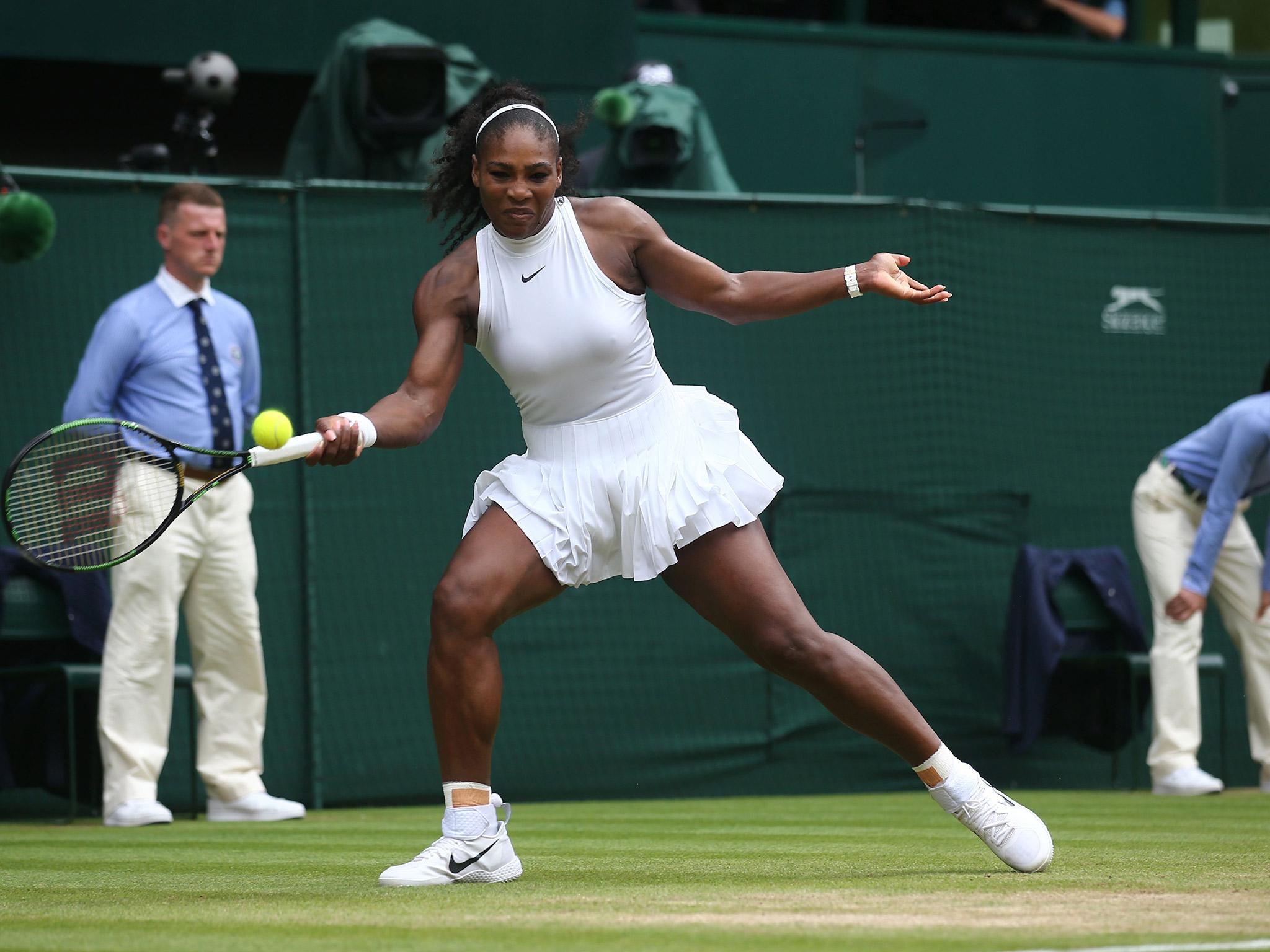 Williams was able to dictate pay and force Kerber to chase the game