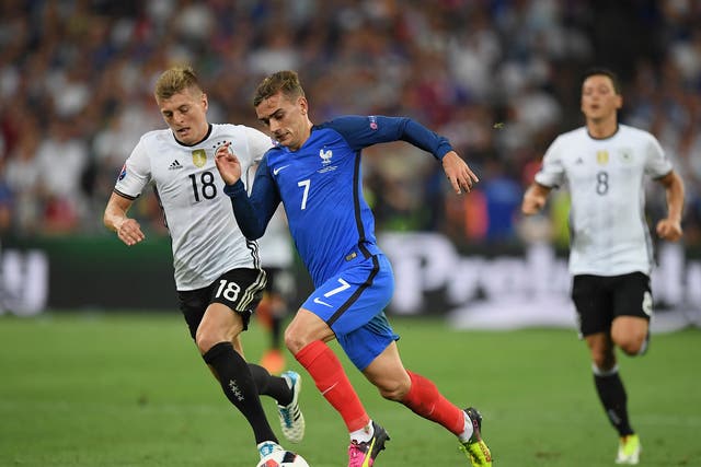 Antonie Griezmann can lead France's counter-attack against Portugal but they need to score early to prosper