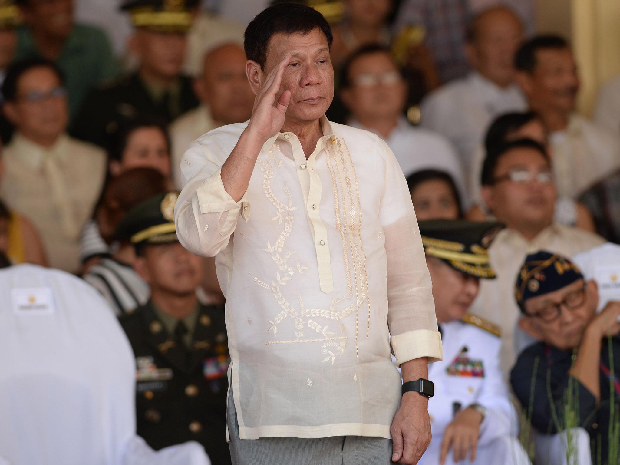 Rodrigo Duterte was sworn in as the Philippines president in June after running a bombastic campaign that drew comparisons with Donald Trump