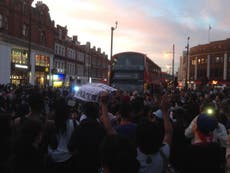 Brixton protest: Black Lives Matter rally brings London streets to standstill