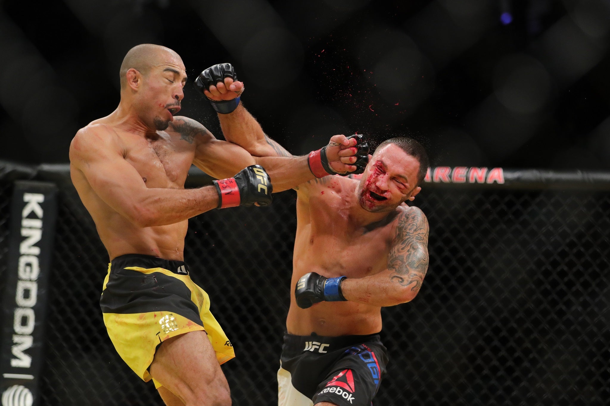 Frankie Edgar was unable to break through Jose Aldo's defence