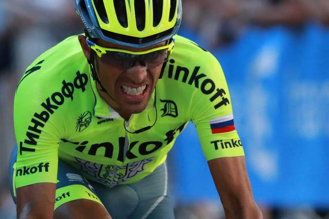 Alberto Contador was forced to pull out at stage nine