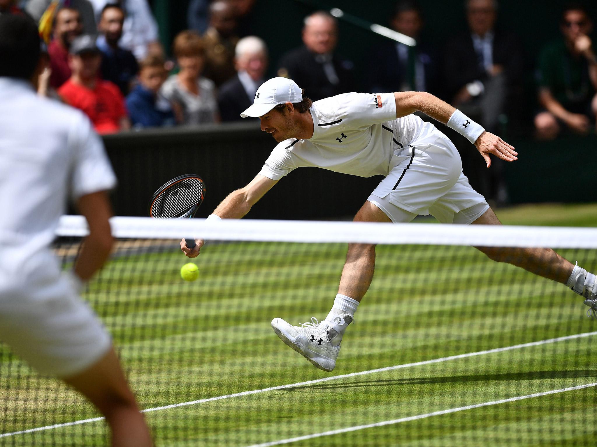 Murray broke Raonic's serve midway through the first set to take the advantage.