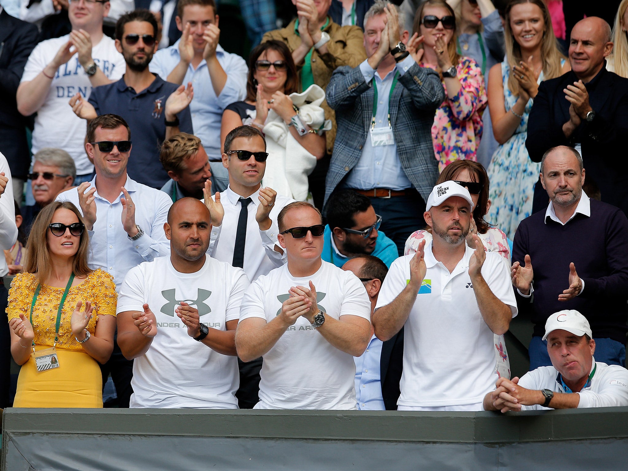 Ivan Lendl refused to applaud when all of those around him cheered Andy Murray on