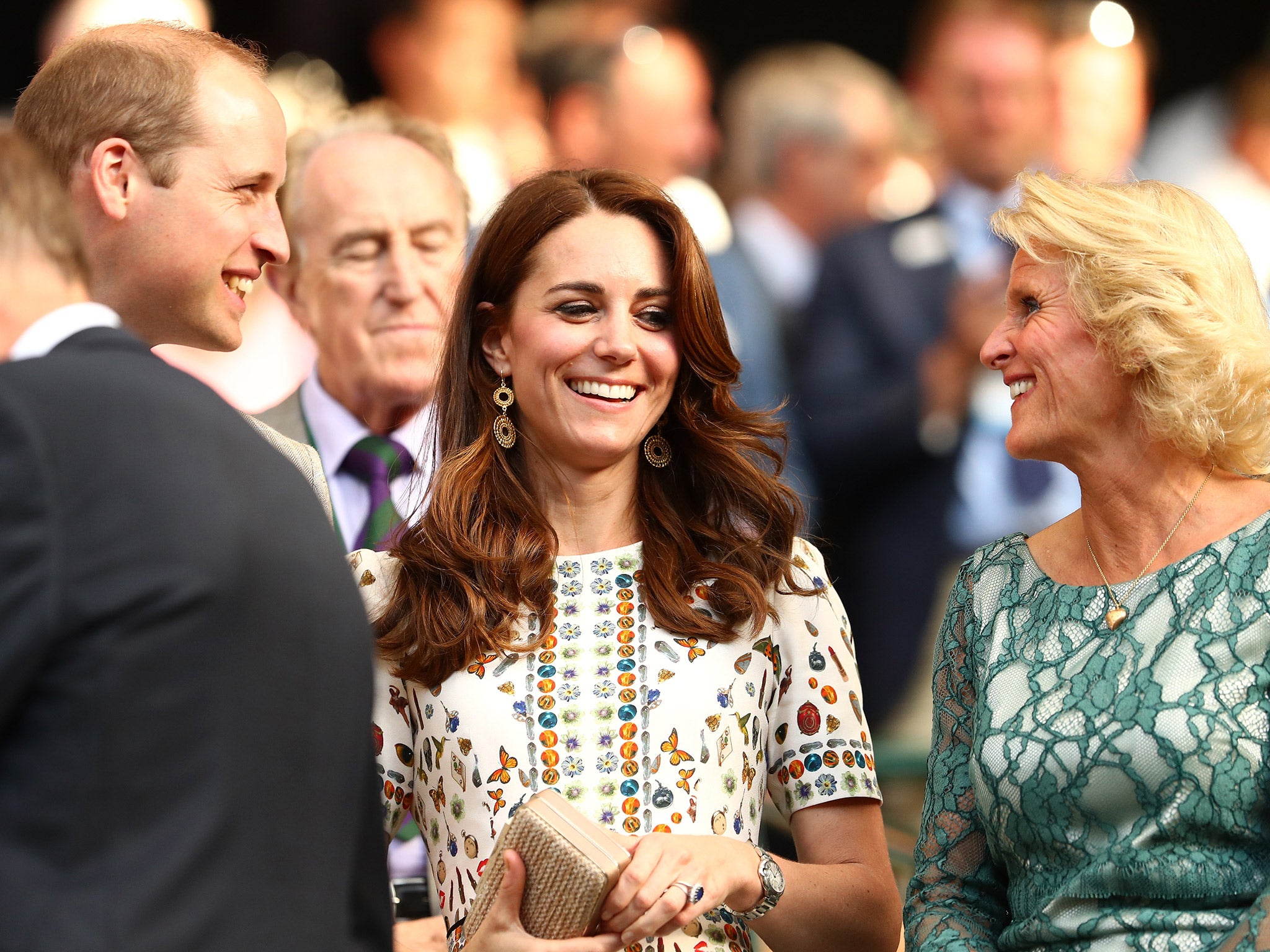 The Duke and Duchess of Cambridge watch Watson and Kontinen win the title