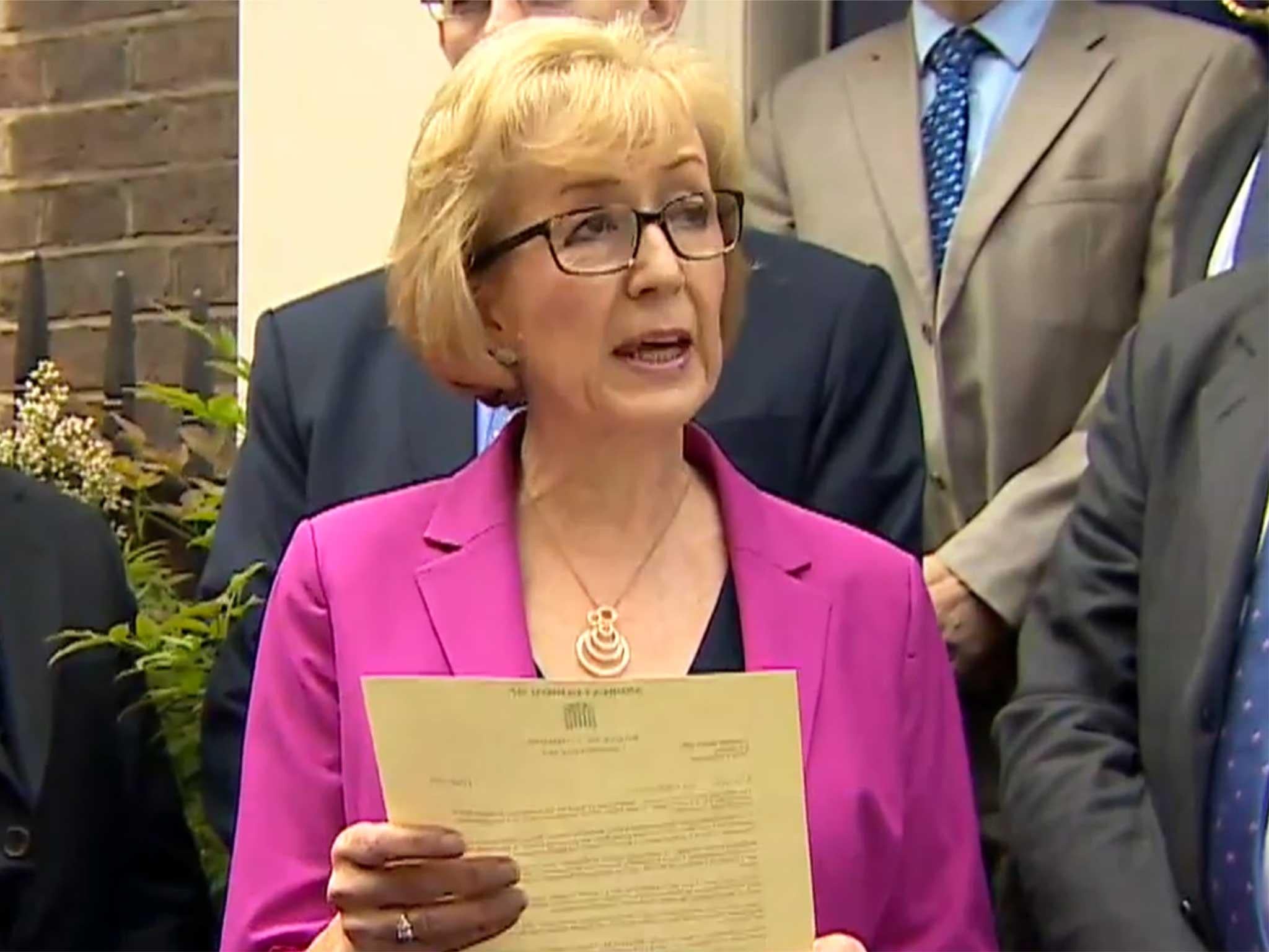 Andrea Leadsom has dropped out of the Conservative leadership race