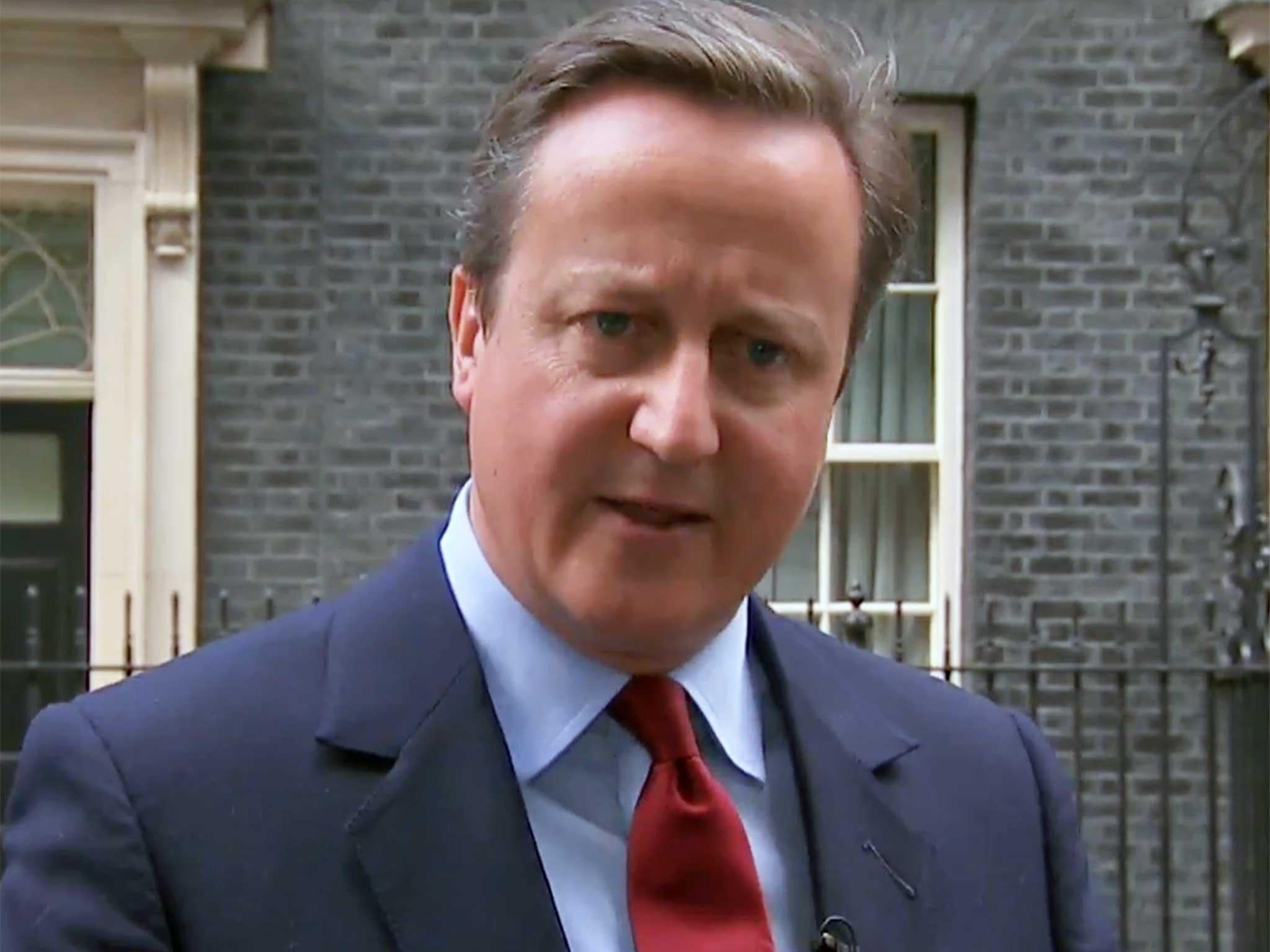 David Cameron had insisted the costs of the Battlebus operation were 'national expenses'